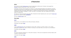 Desktop Screenshot of ltgamejam.org